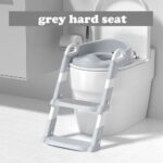 Silver - Baby Potty Seat with Ladder