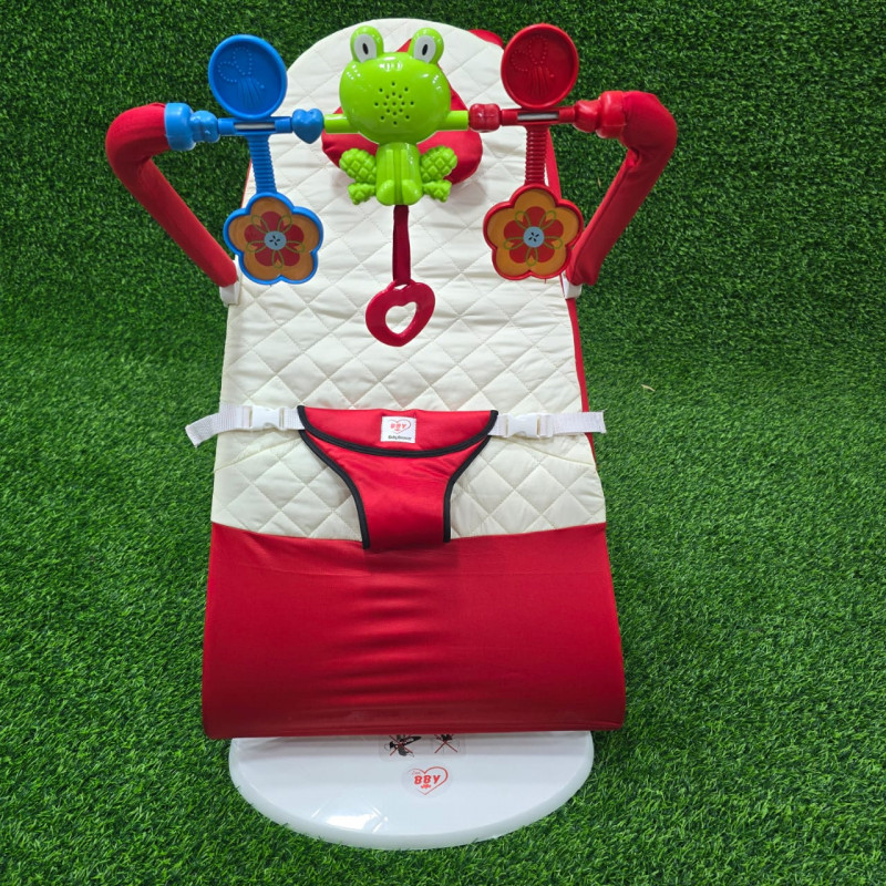 566f6c3373d77740cba85df9f958292f Premium Musical Bouncer Chair with Toy - Image 3