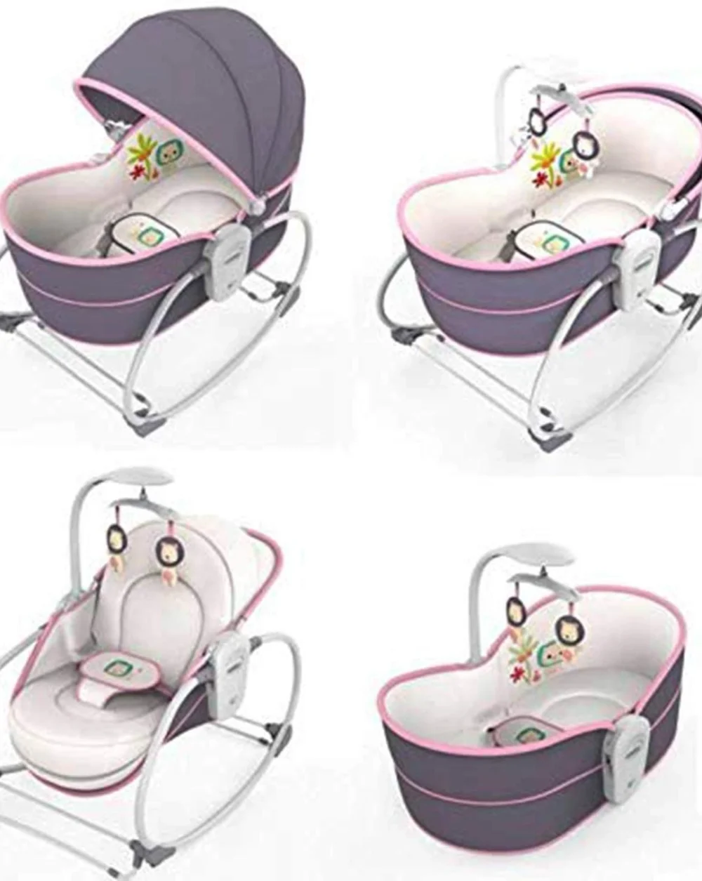 Mastela Multifunctional Baby Carriage & Bassinet Rocker 6-in-1 - Image 2