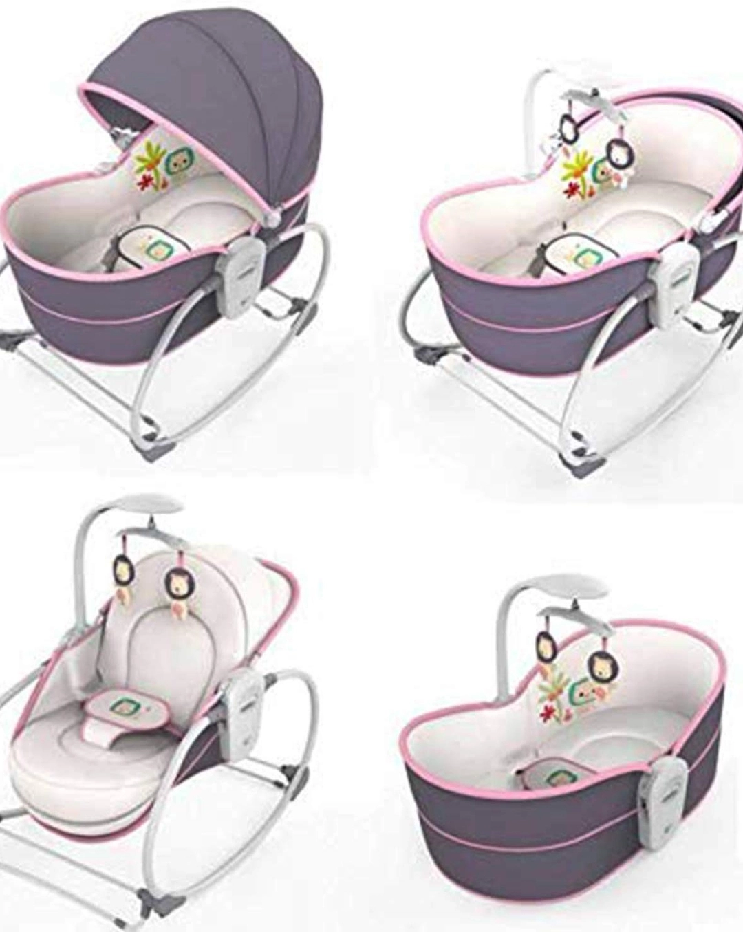 7668647_4.jpg Mastela Multifunctional Baby Carriage & Bassinet Rocker 6-in-1 - Image 2