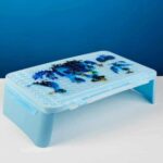 Blue- Portable Folding Multi Utility Compact Table Bag Cum Desk - Image 2