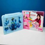 Blue- Portable Folding Multi Utility Compact Table Bag Cum Desk - Image 4