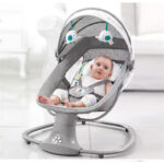 Mastela 4 In 1 Multifunctional Electric Baby Swing Bassinet With Dining Tray 18Kg - Image 2